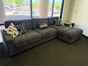 Modular grey sectional