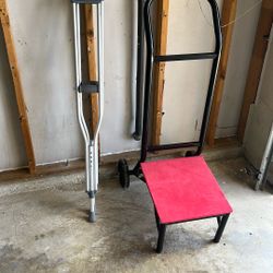 Muletas Y Dolly Para Sillas 
