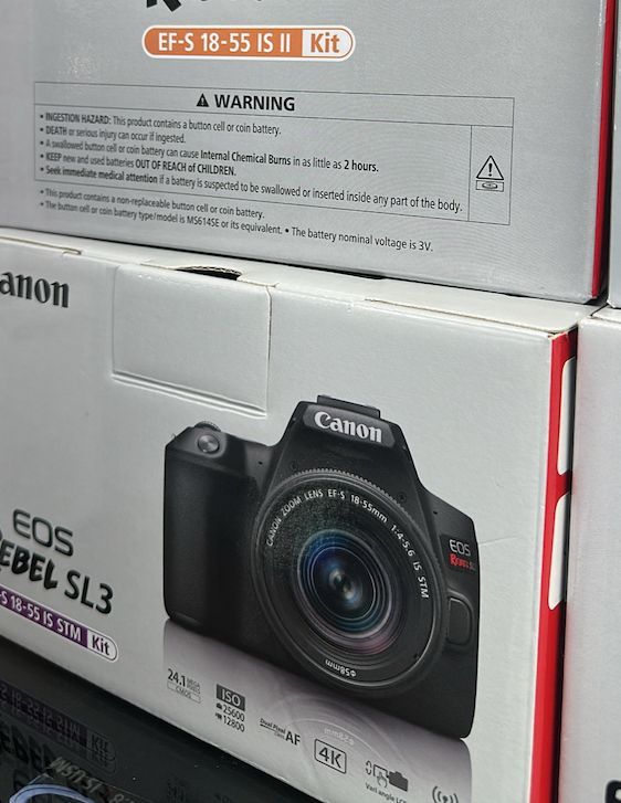 Canon EOS Rebel SL3 DSLR Camera with 18-55mm Lens (Black)