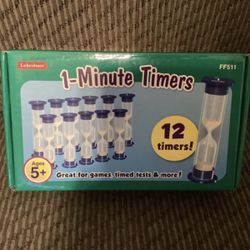 Lakeshore  1-Minute Timers - 12 Timers in the box