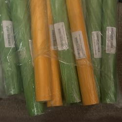 13 Packs Of Green And Yellow Vinyl 