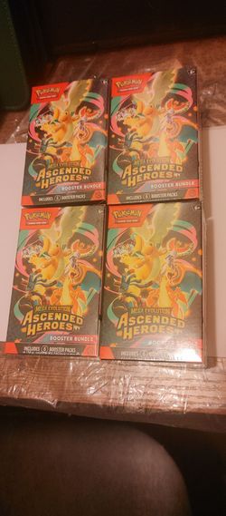 Ascended heroes booster bundles. ×4 New