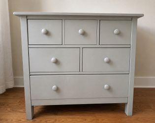 Pottery Barn Kids Gray 6-Drawer Dresser — Solid & Spacious