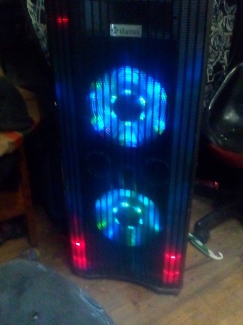 Two 10 Inch Bluetooth Karaoke Party Speakers