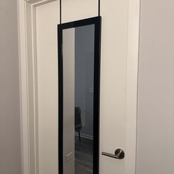 Door Hanging Mirror (barely Used) 