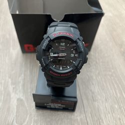 Casio G-Shock Quartz Watch with Resin Strap, Black (Model: G-100-1BVMCI)