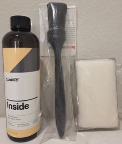 NEW Carpro Inside (Cleaner/Concentrate) + Wheel Woolies Boars Hair Detail Brush + Scrub Ninja Interior Scrubbing Pad - Detail Supplies - Info 👇