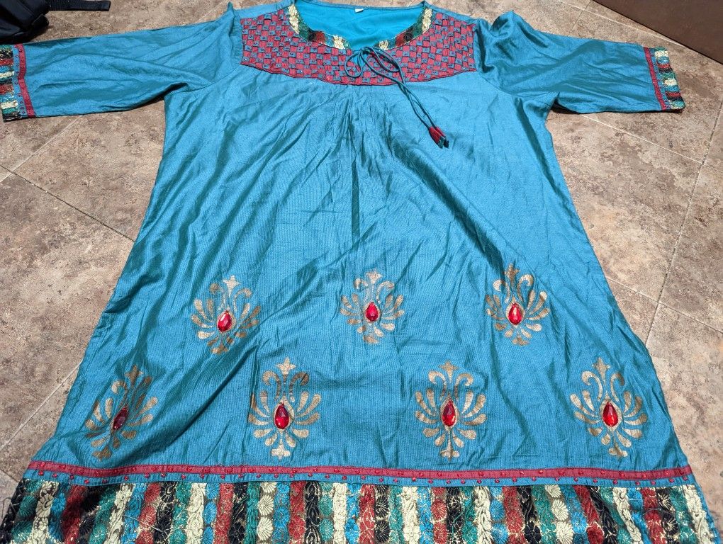 New 3xl Size Semi Silk Kurtis For $10