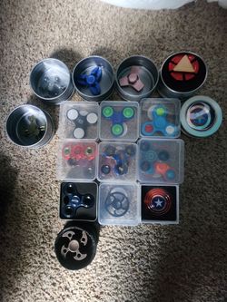 Fidget Spinner Collection Premium & Novelty Spinners with Cases