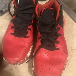 Red  under armor Size6.5 Youth