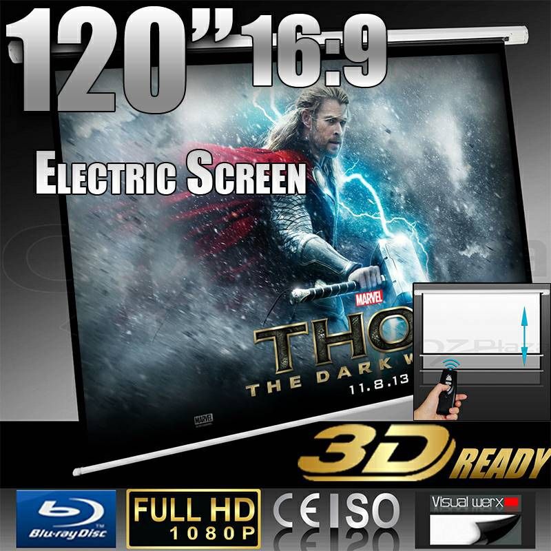 Sale Brand New Box 120 Inches Electric Motorized Projector Screening
