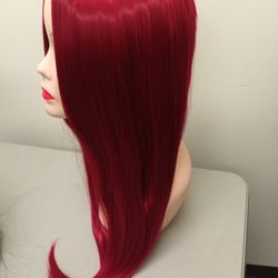 Beautiful Long Red Wig