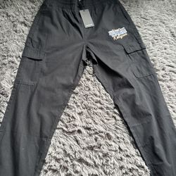 True Religion Jet Black Cargo pants