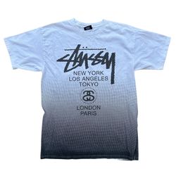 Stussy World Tour Gradient Shirt Size Medium