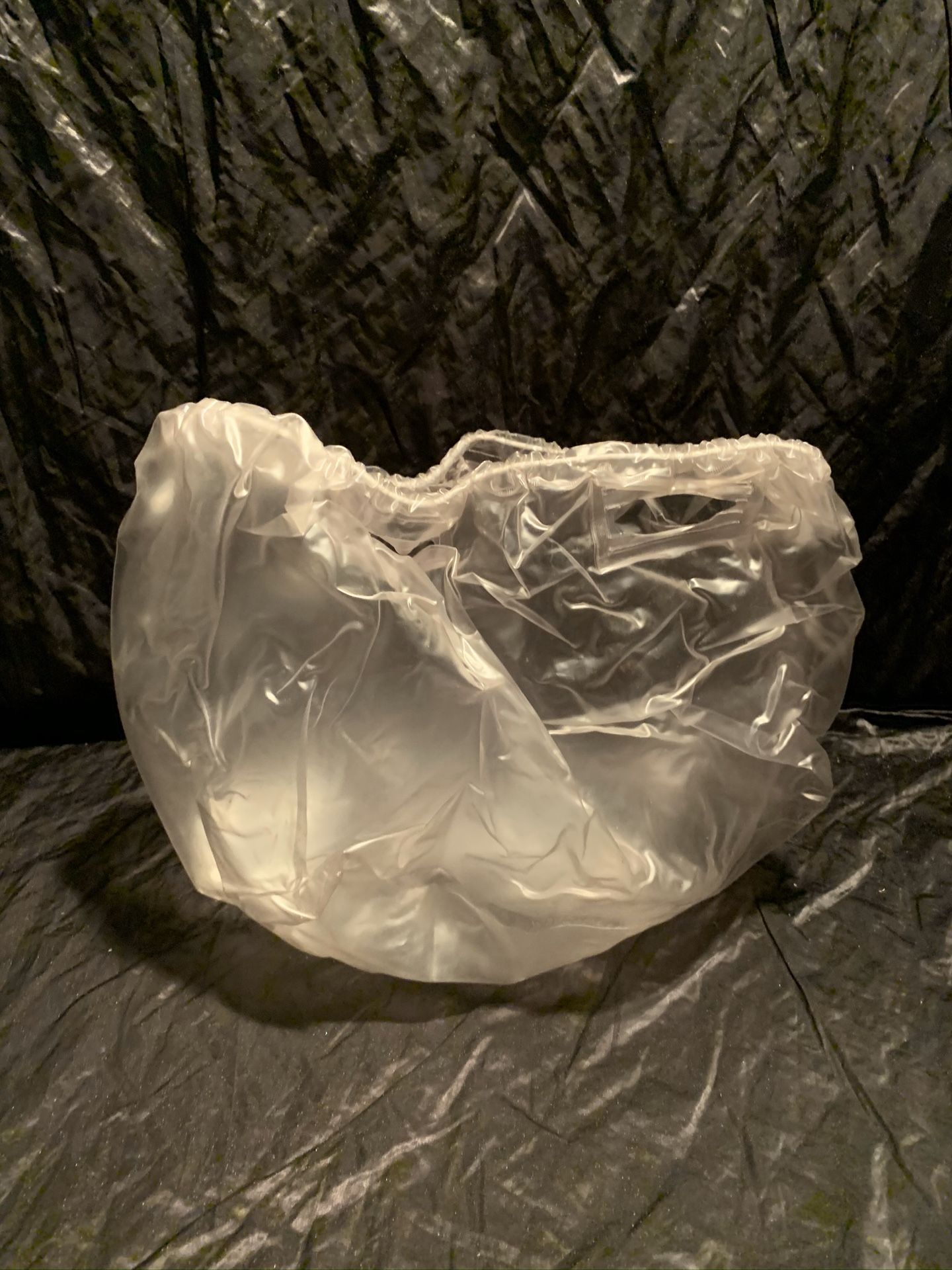 Helmet plastic cover