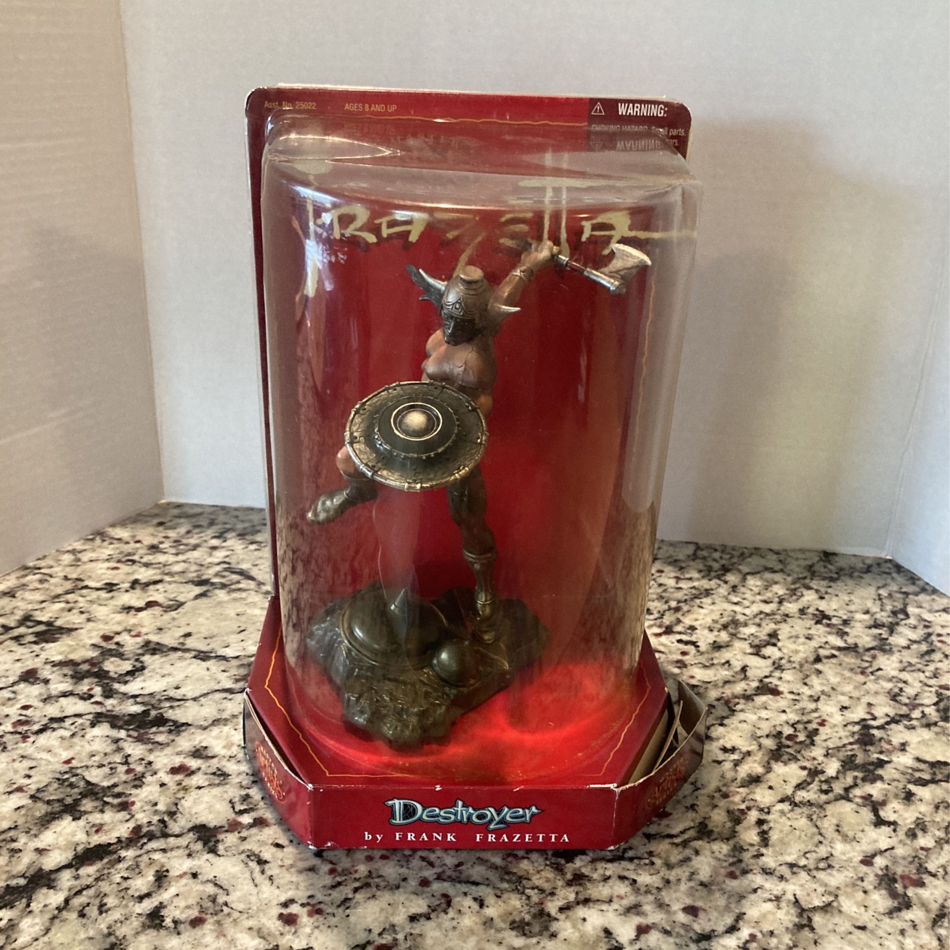 Frank FRAZETTa “Destroyer” Action figure mitten box