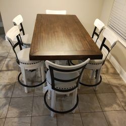 5 Piece Counter Height Table Set ⭐$39 Down Payment with Financing ⭐ 90 Days same as cash