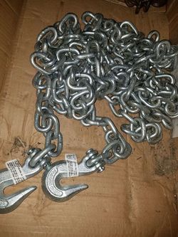 New 20 ft 3/8 steel chain.