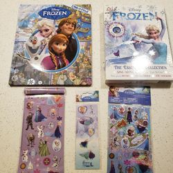 Disney Frozen Look And Find Book/Lyrics Book/Sticker Book/Stickers