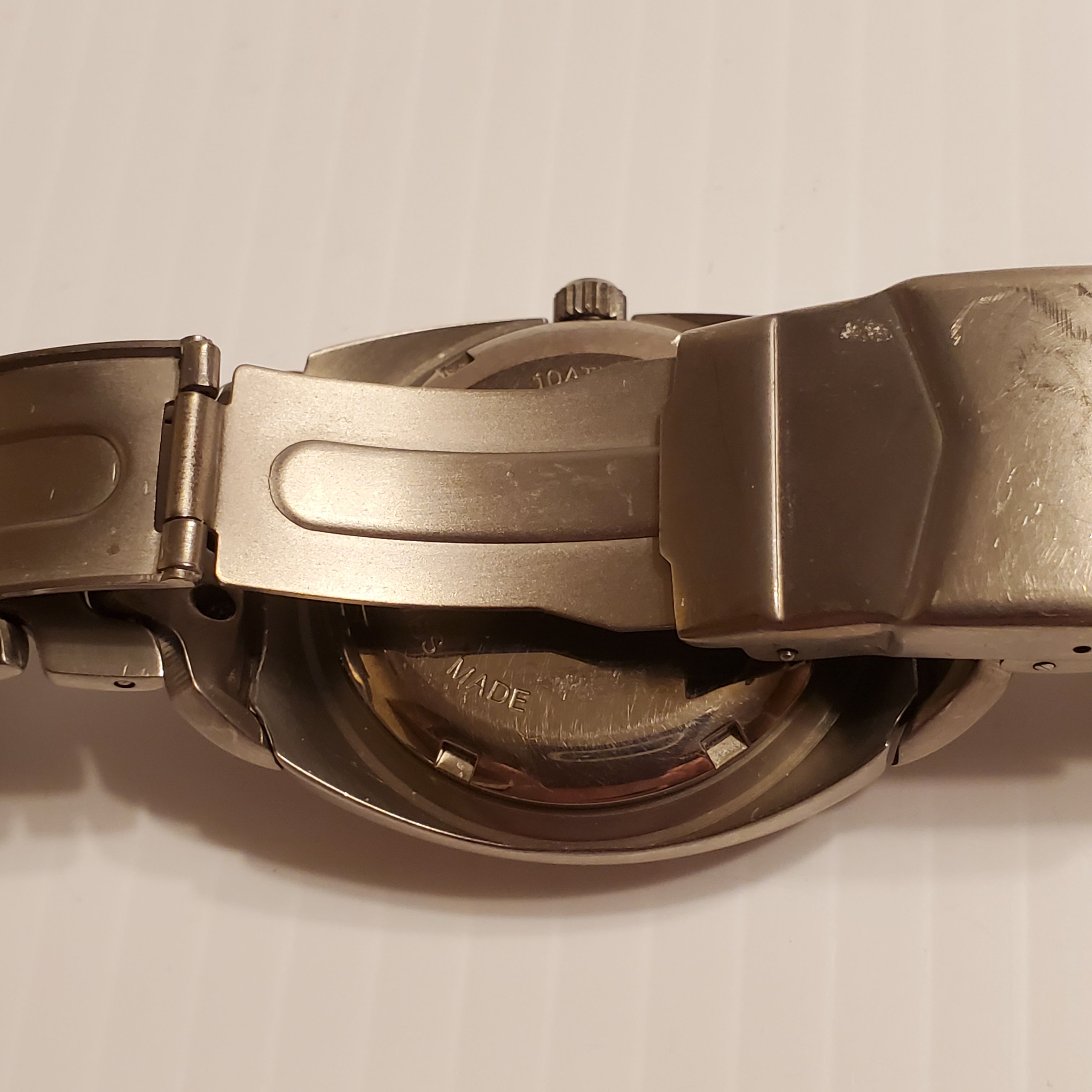 Luminox H3 MBM Titanium diver watch. Vintage. Titanium case and band. Water resistant 10ATM. for