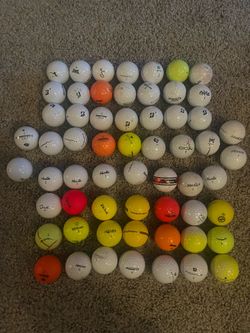 60 used Golf Balls