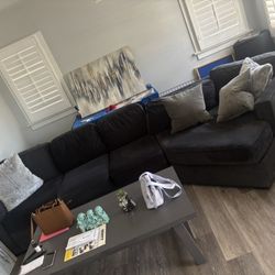 Living spaces cuddler Couch 