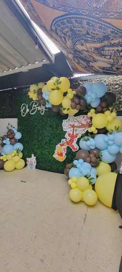 Winnie The Pooh Balloon Garland Decorations Backdrop Photobooth