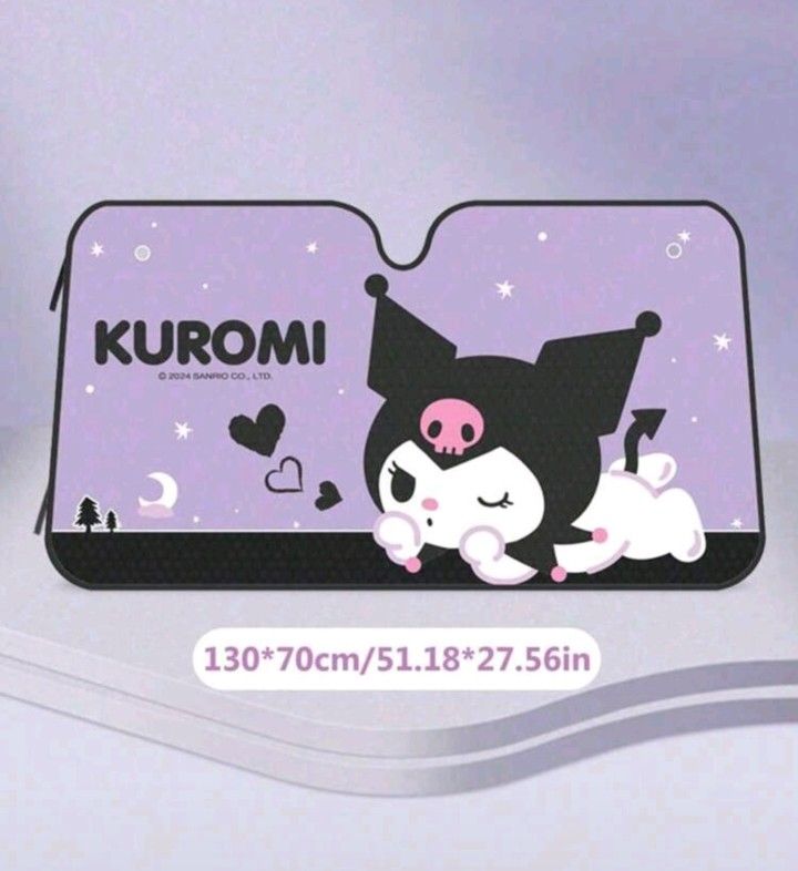 Kuromi Windshield Sun Shade