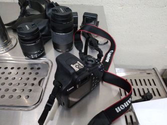 Canon EOS Rebel T5 Digital Camera with Two Lenses