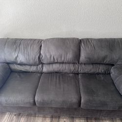 Signature Design By Ashley Bladen Slate Faux Leather Sofa