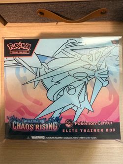 Pokemon Chaos Rising Pokemon Center ETB (Plastic Protector included)