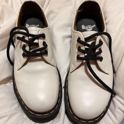Dr. Martens 1461 Quad Platform White - Women's 7