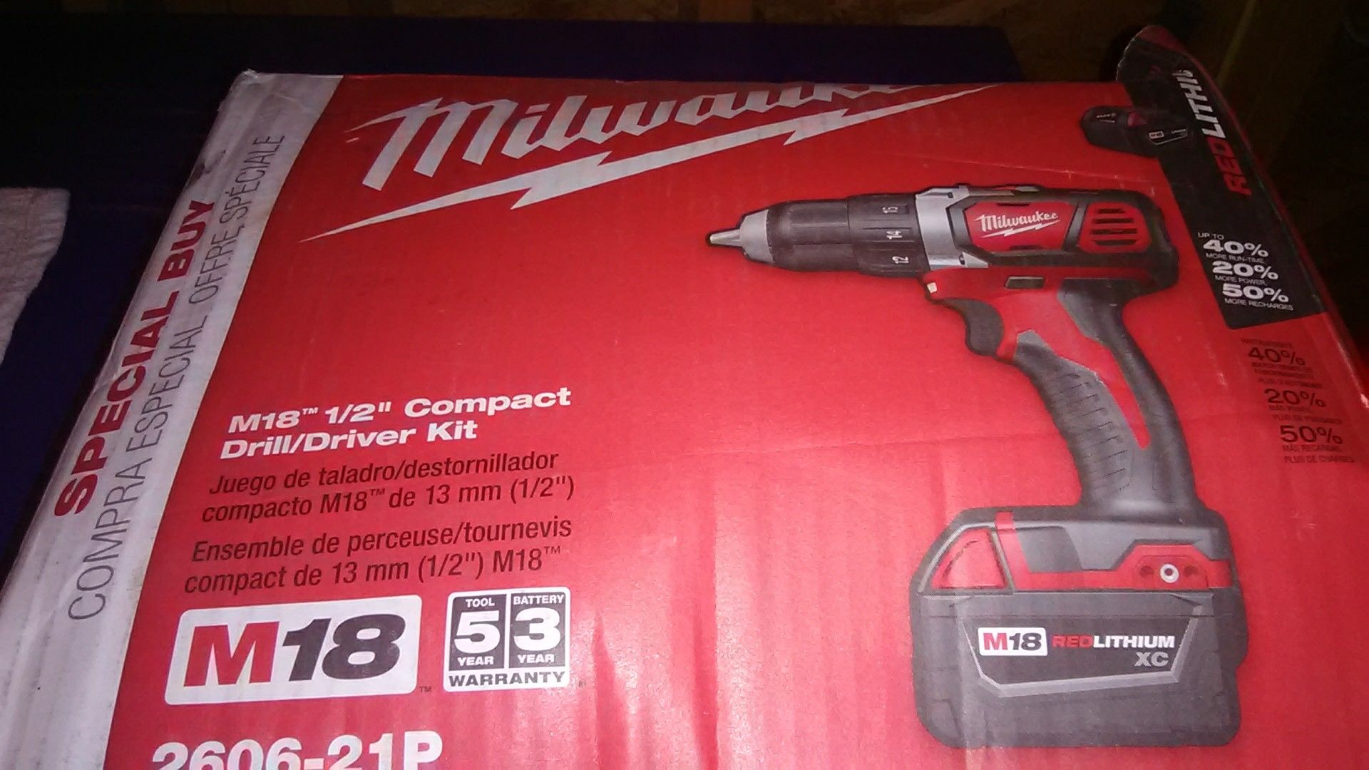 Milwaukee compact drill/driver kit