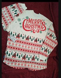 Disney Spirit Shirt  Sz Large Unisex ( L- Men's, Women's 14-16), NWT "Merry Christmas" 2025