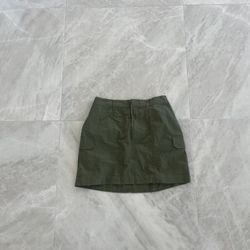 Cotton On Green Camo Skirt