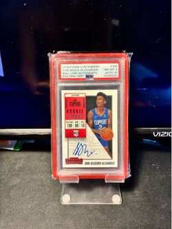 Shai Gilgeous Alexander Rookie Ticket Auto Psa 10,8