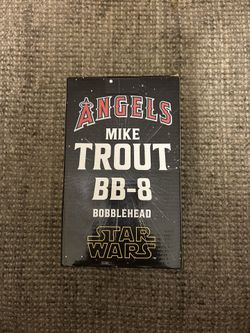 Mike Trout Bb 8 Star Wars Bobble Head 