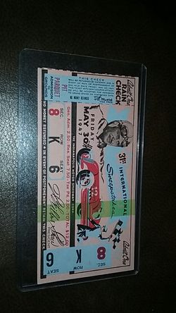 1947 Indy 500 ticket