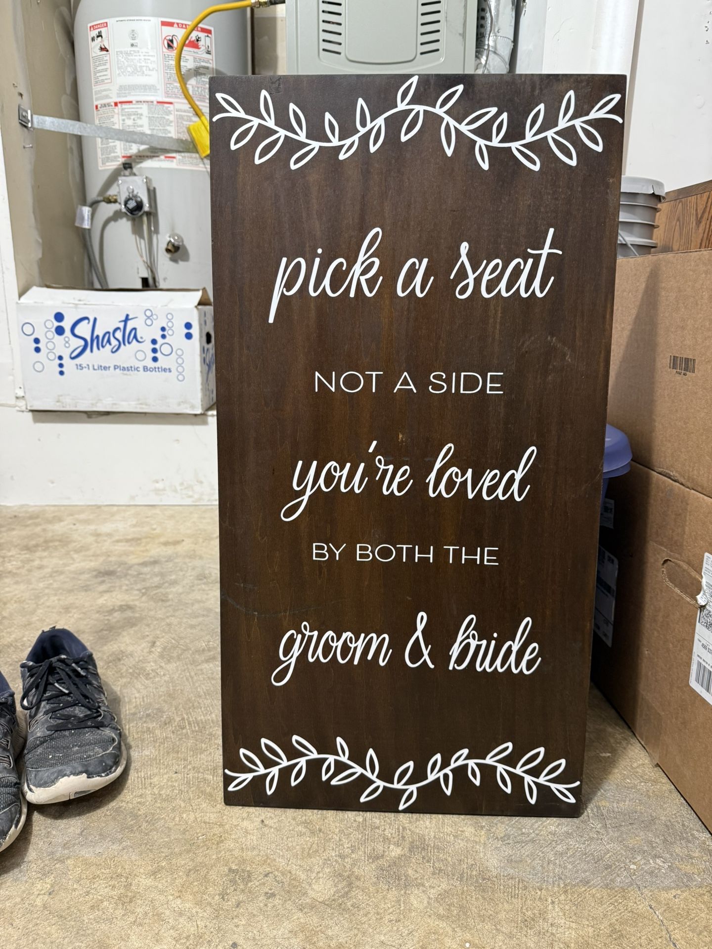 Wedding sign