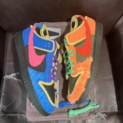 Nike Dunk Low Cactus Plant Flea Market Swamp Sponge Photo Blue size 11