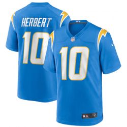 Chargers Jersey Herbert Powder Blue And White Nike Large 