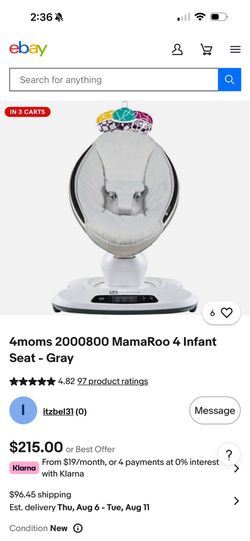 4moms Rockaroo baby swing