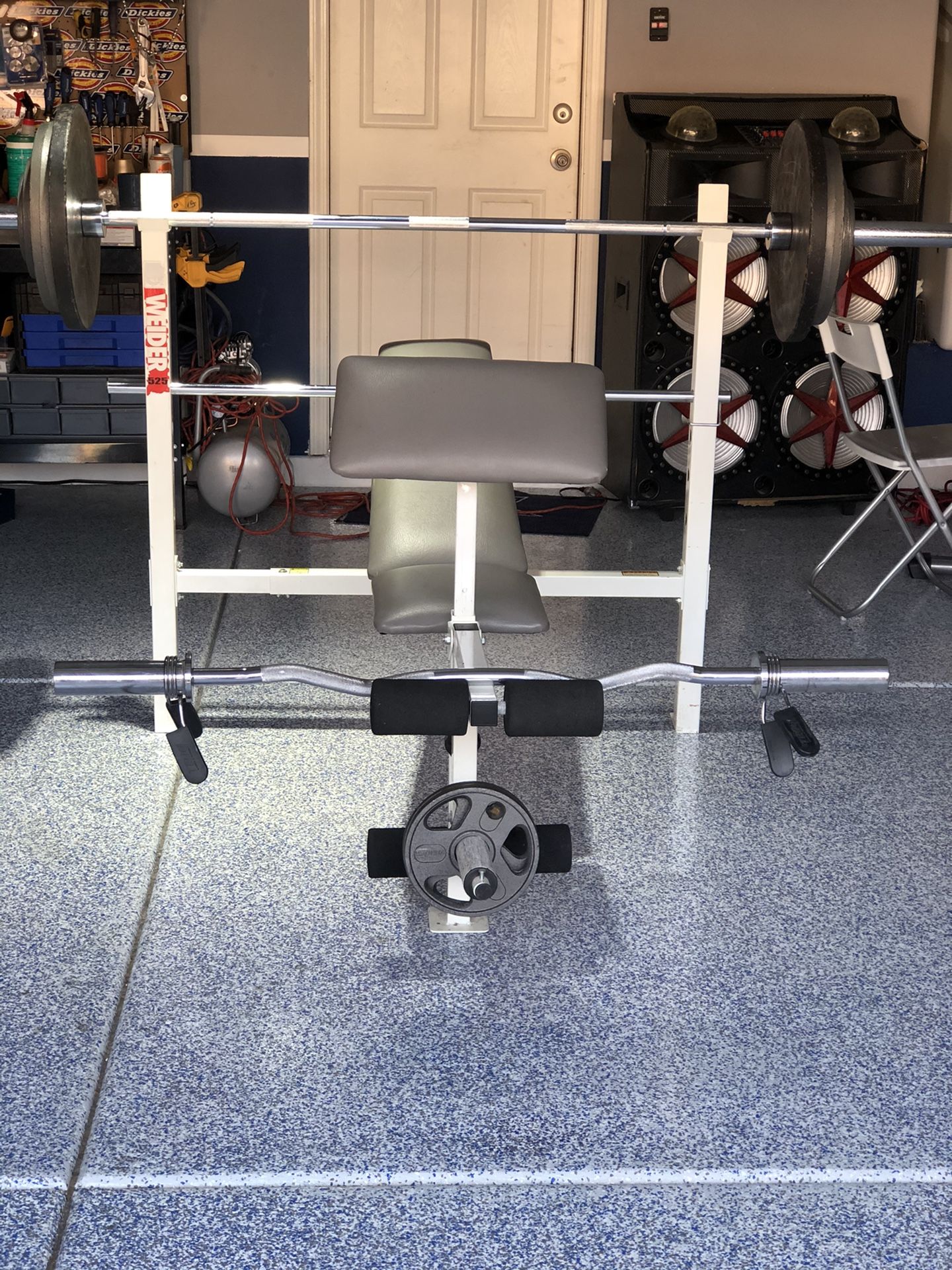 Weights and bench