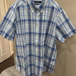 Nautica polo shirt in blue and white size 3XL