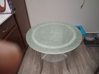 Cracked Glass Coffee Table