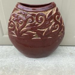 Red Vase