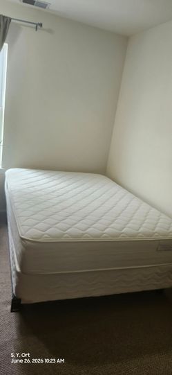Full size Miralux Indulgence Collection Mattress and Box Spring. Gently used