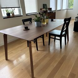 Solid Wood, MCM Dining Table 