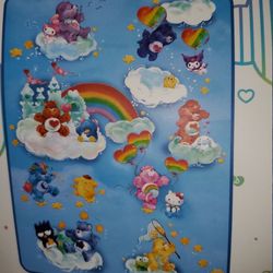 Hello Kitty x Care Bears Throw Blanket 