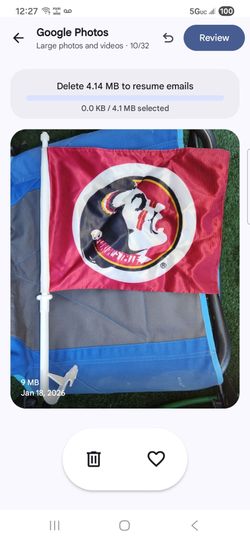 Florida State Seminoles Small Flag with Pole